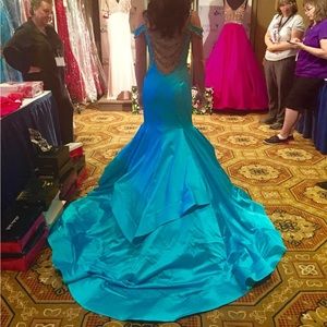 Custom / one of a kind couture Sherri Hill pageant gown prom dress
